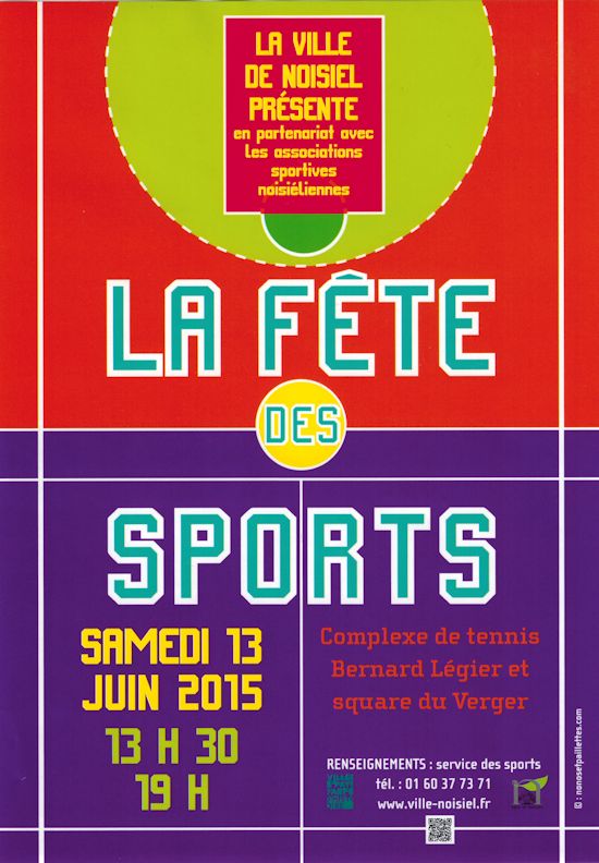 Fête des sports de Noisiel le 13 juin 2015