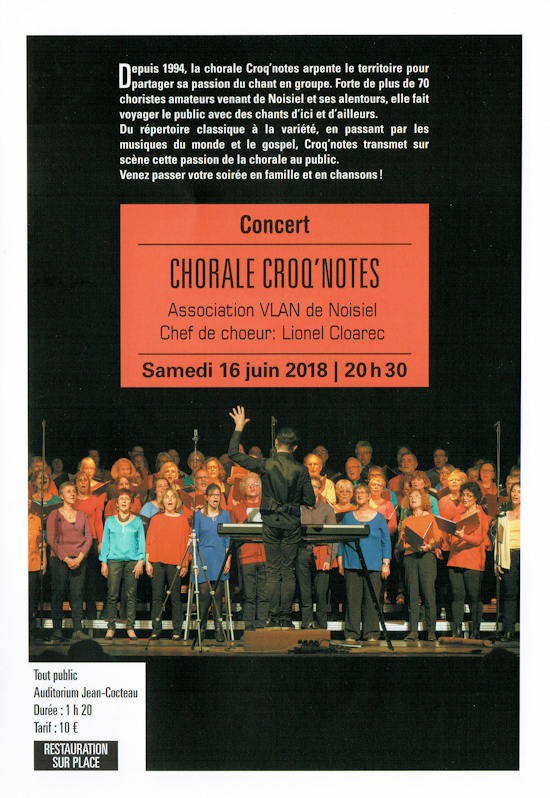 16 juin 2018 - Concert Auditorium Noisiel